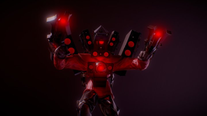Keldrix's Upgraded Titan Speakerman 3D Model
