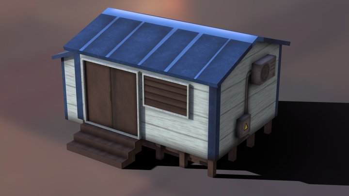 Small Japanese House 3D Model