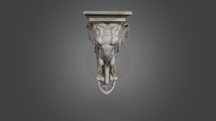 Ménsula elefantina, Hotel Four Seasons, Madrid 3D Model