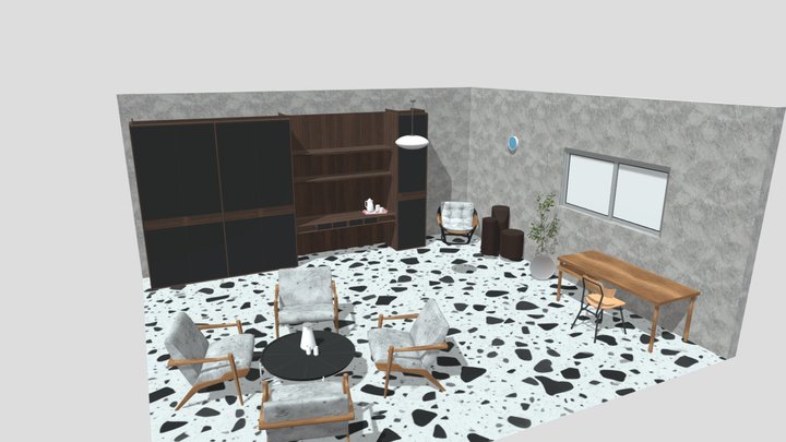 Model office 3D Model