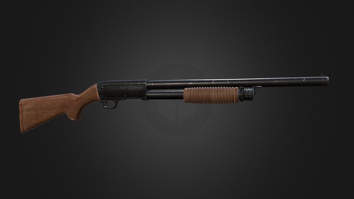 M37 Ithaca 3D Model