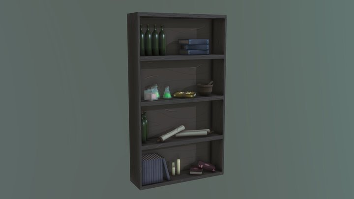 Magic shelving 3D Model