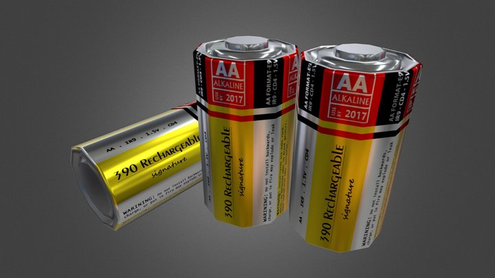 battery 3D Model