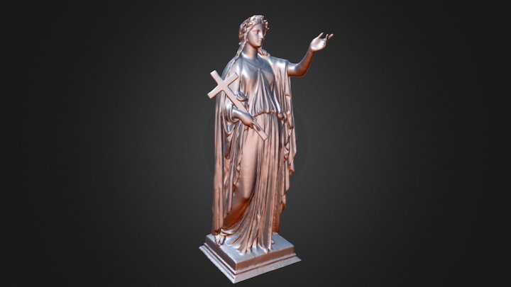 Estátua Campo Santo 3D Model
