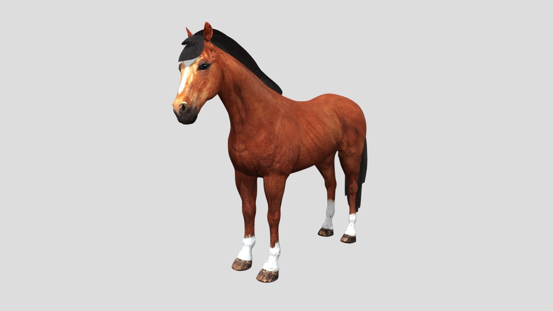 Horse - Download Free 3D Model By Victorberdugo1 [2f46396] - Sketchfab