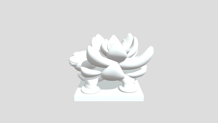 Succulent Creature 3D Model