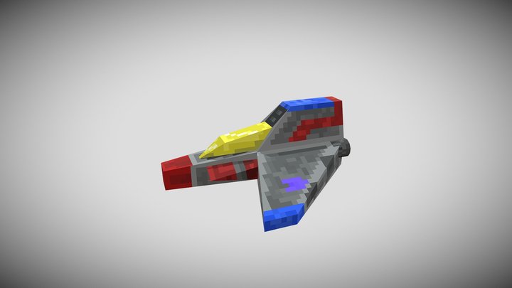 Low Poly Starscream 3D Model