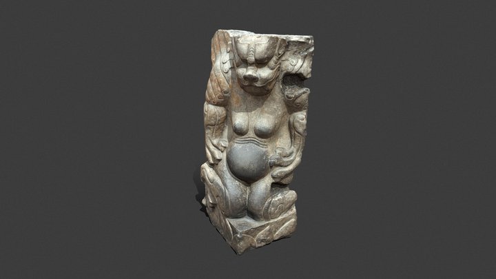 Kneeling Winged Monster – Free 3D Model STL