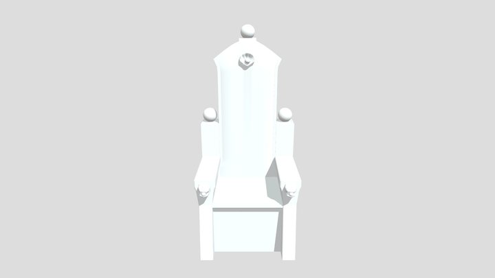 Throne of pearls 3D Model