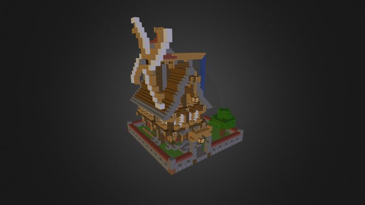 Steampunk house by Mekel 3D Model