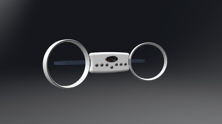 Back Seat Car Fan A 3D Model