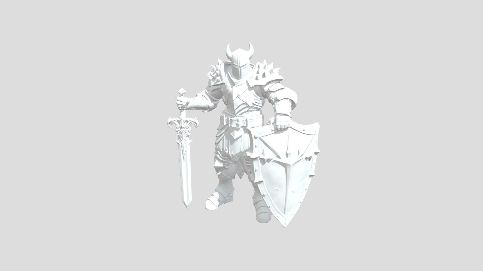Knight of Valor - 3D model by ValriGames [2f49b12] - Sketchfab