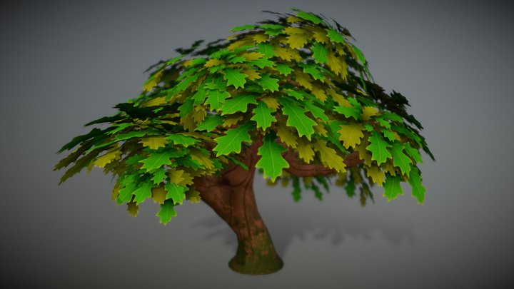 Oak Tree | Game Ready 3D Model