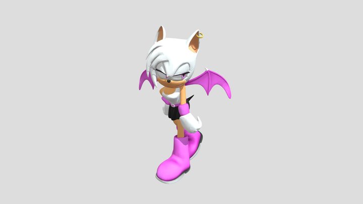 Nails Early Rouge 2D Image Converted To 3D Model