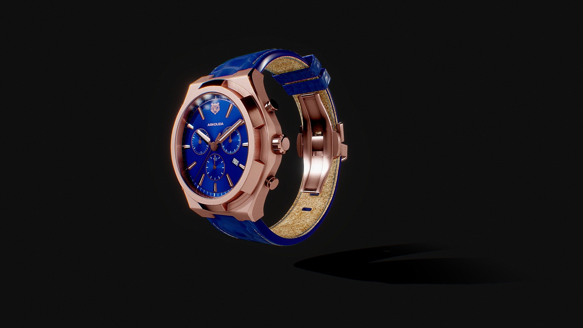 VOL-9 RG Blue Leather
