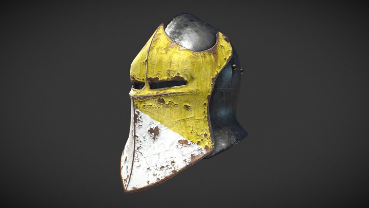 Medieval Helmet 3D Model