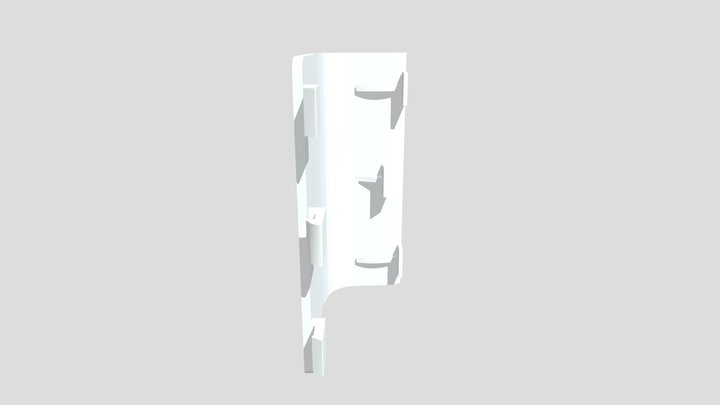 Xbox one controller back v5 3D Model