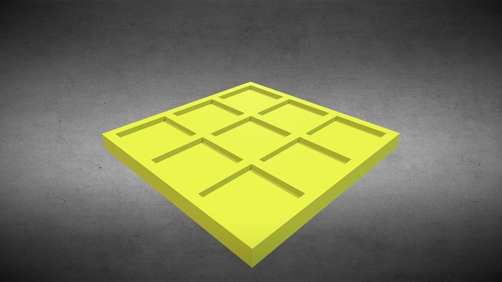 Oxo-spel 3D Model