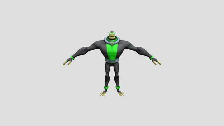 Ben 10 Omniverse 2 - Bullfrag 3D Model