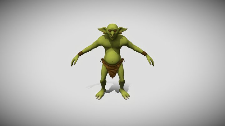 Dungeon Goblin 3D Model