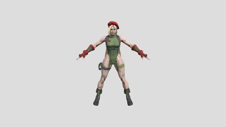 Street Fighter Cammy 3D Model