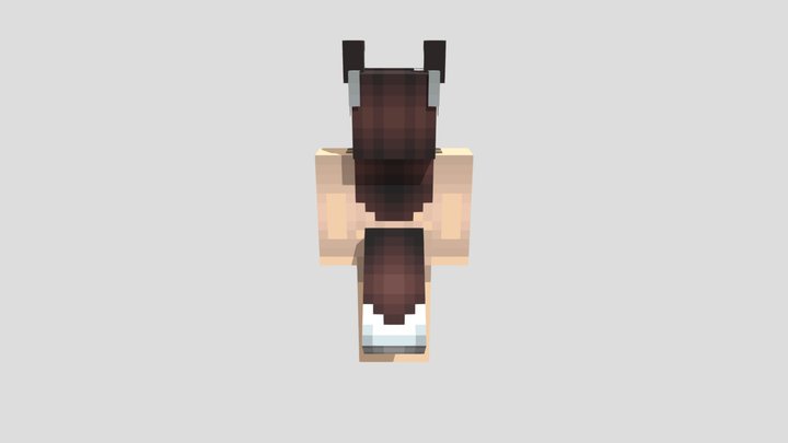 Raccoon_girls mcskin 3D Model