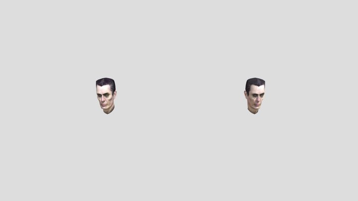 G-man Full Face Rig 3D Model