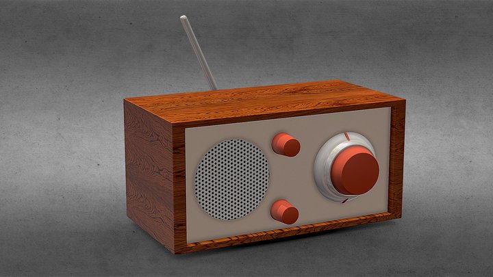 Radio 3D Model