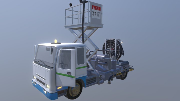 Oil Car Model 3D Model