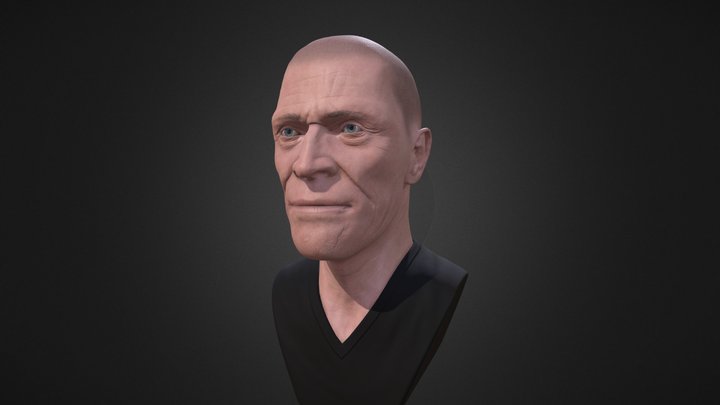 Willem Dafoe 3D Model