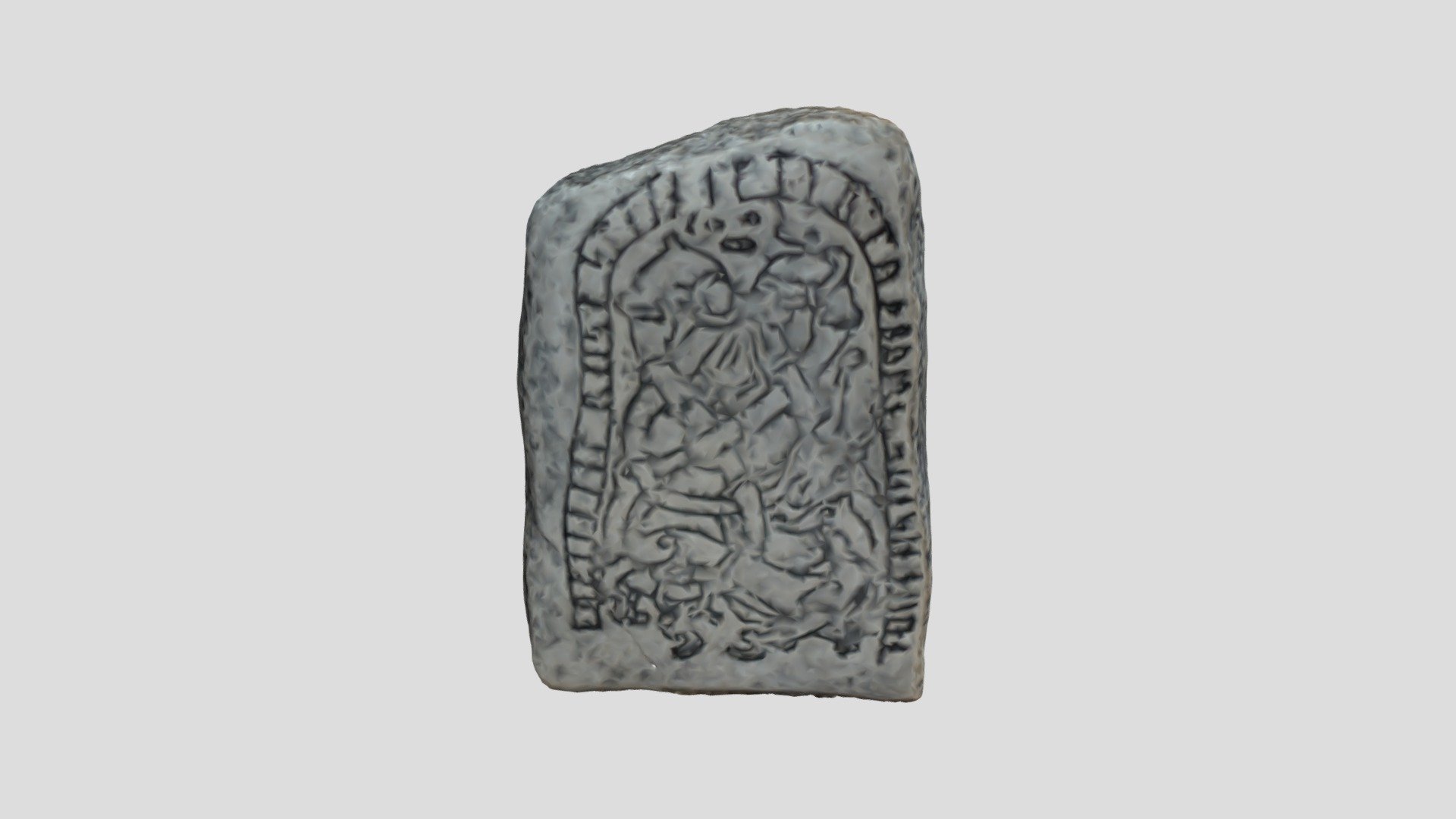 Mini copy of rune stone at Rinkaby - Download Free 3D model by ...