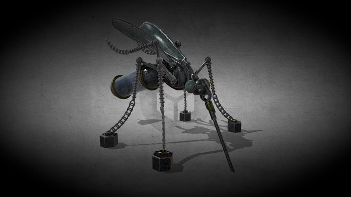 Mosquito Oil Pump 3D Model