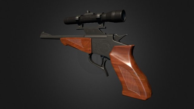 Gun Classic 3D Model