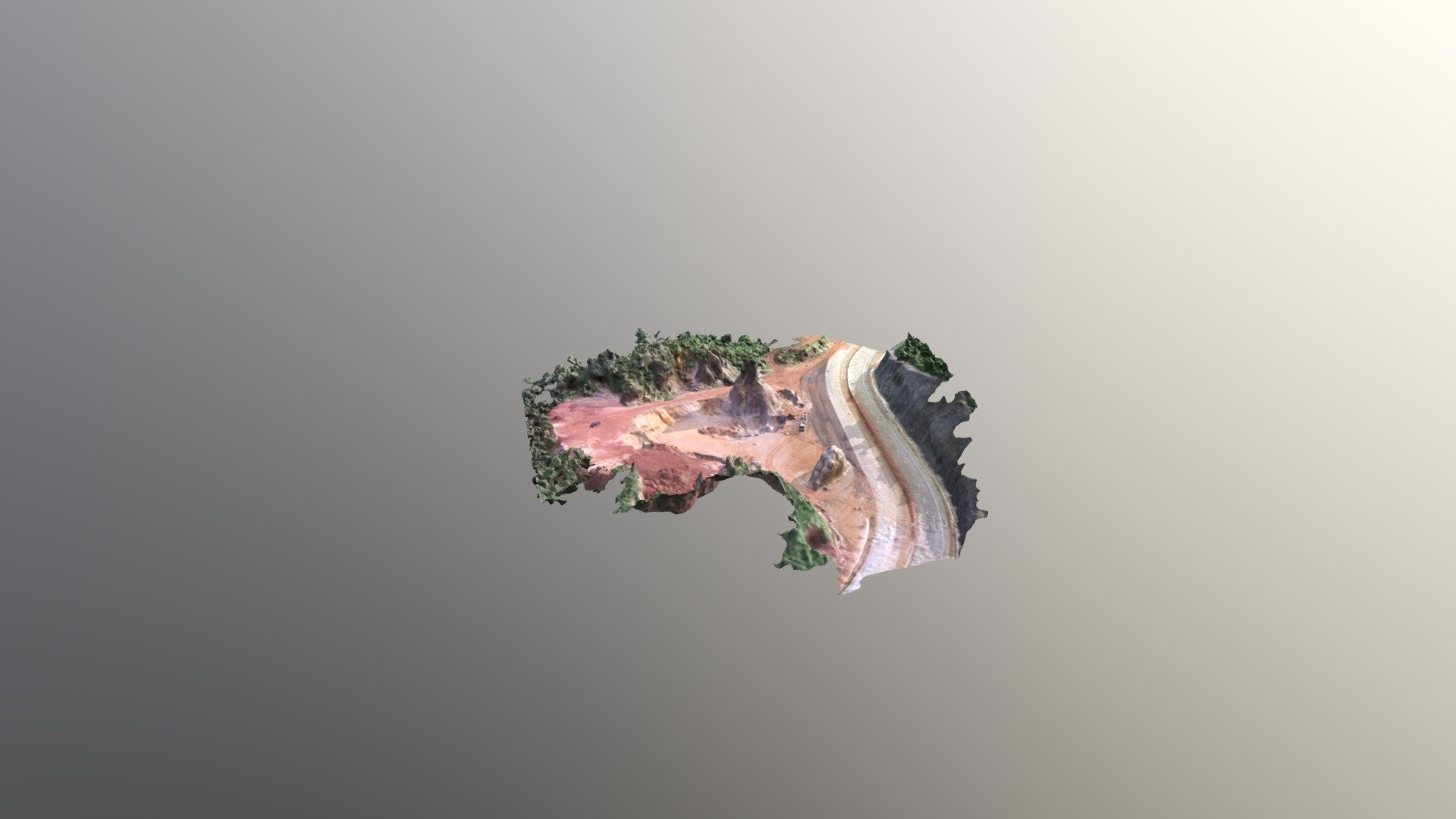 Doi Pawor Simplified 3d Mesh