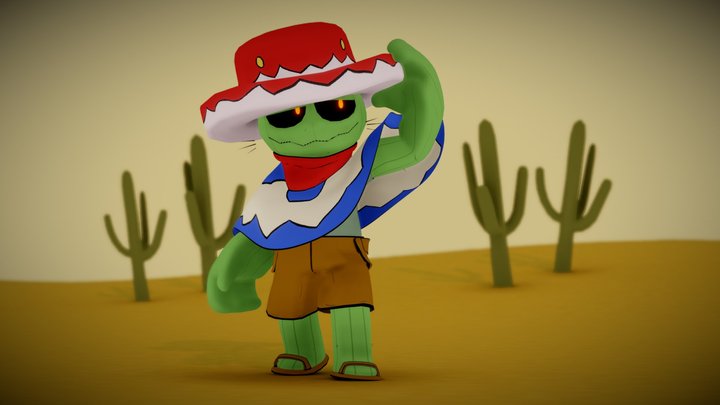 Nopalito 3D Model