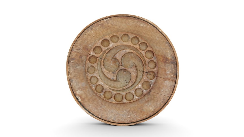 瓦当　古美術 渡邊美術店 - 平城宮 鐙瓦 | 古美術品専門サイト fufufufu.com