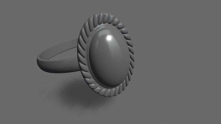 Photorealistic Ring (without texture) 3D Model