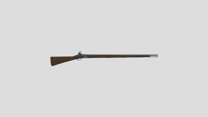 musket 3D Model