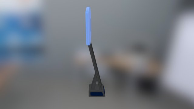 Futuristic Screen 3D Model