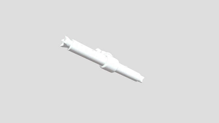 RA4322C домкрат двухштоковый 3D Model