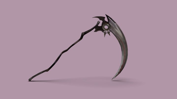 Mori Calliope's Scythe 3D Model
