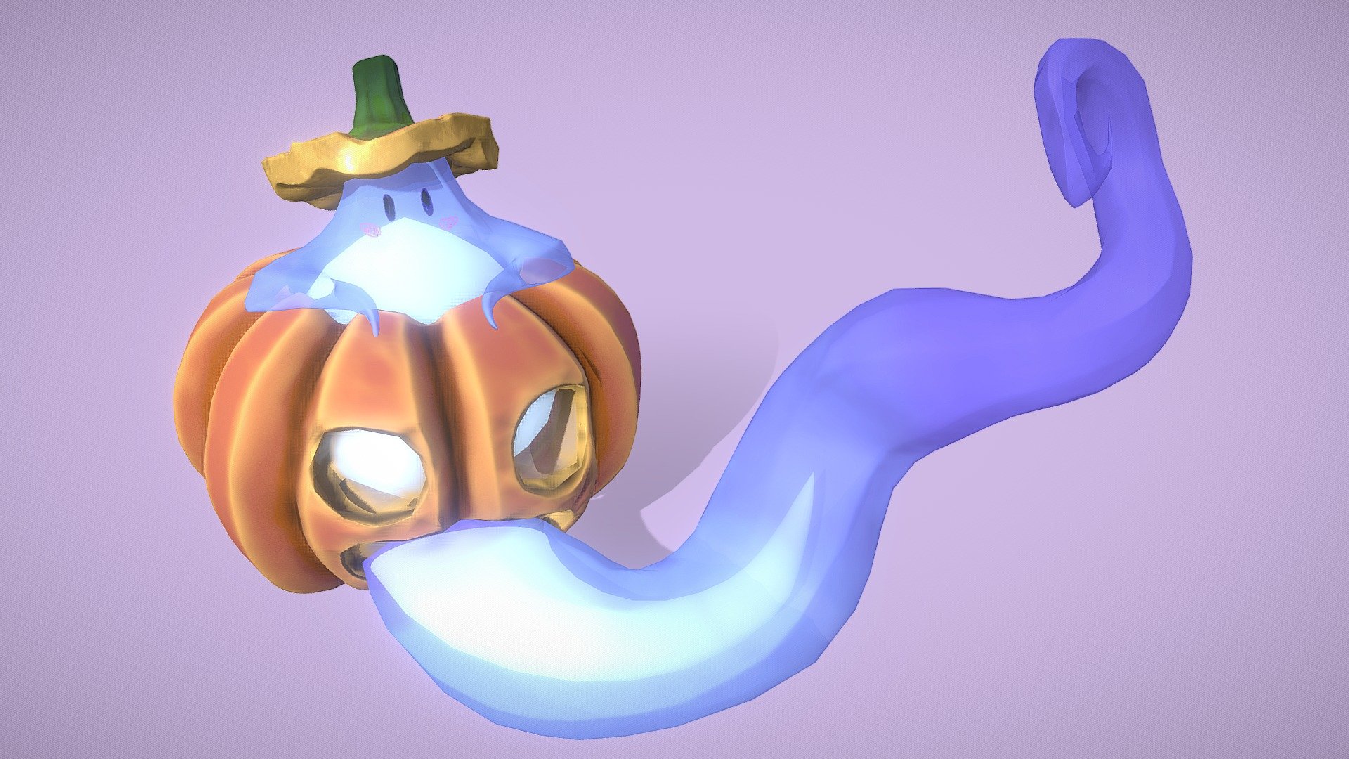 Hinkypump the Jack o' Lantern golem 3D model by Kashaya Kumar