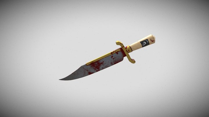 BowieKnife 3D Model