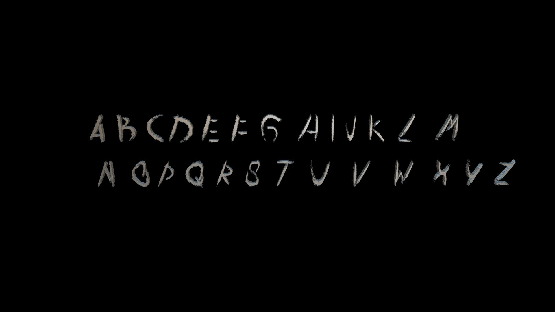 SprayDeco FONT upper Letters