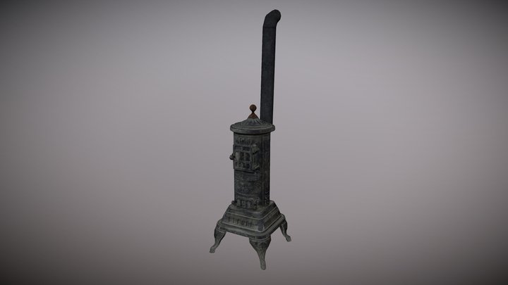 Realistic Small Furnace | Game Ready HQ Prop – Free 3D Model STL