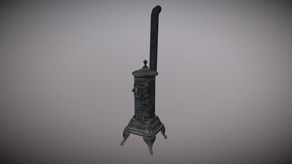 Realistic Small Furnace | Game Ready HQ Prop