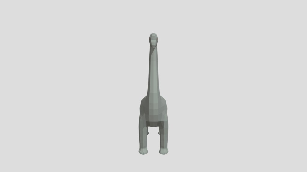 Low Poly Brachiosaurus