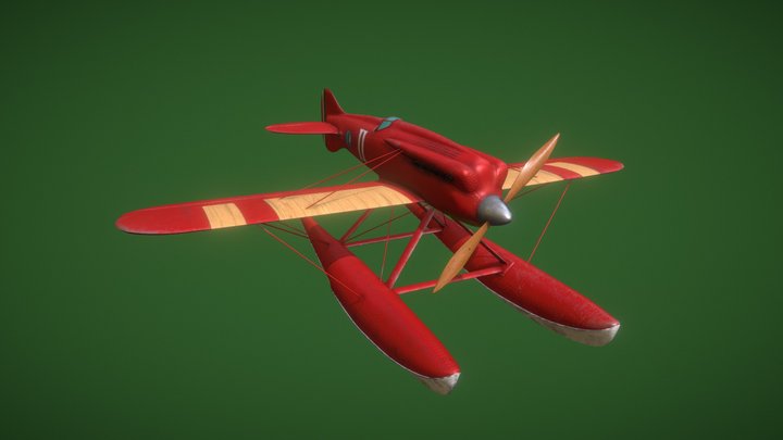 Macchi M.39 3D Model