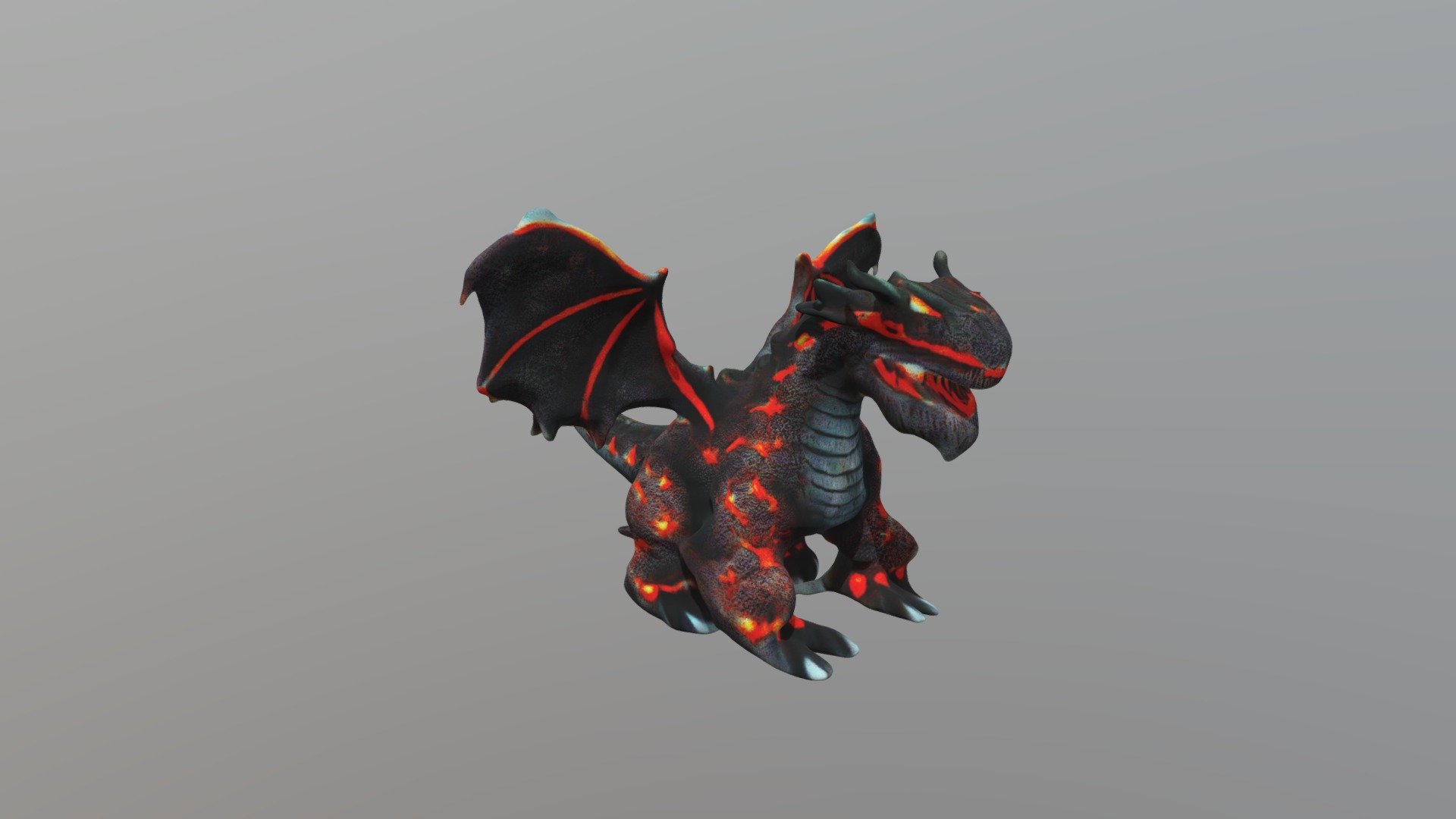 Mythical Lava Dragon - Download Free 3D model by WA7KVI [2f5ef78 ...