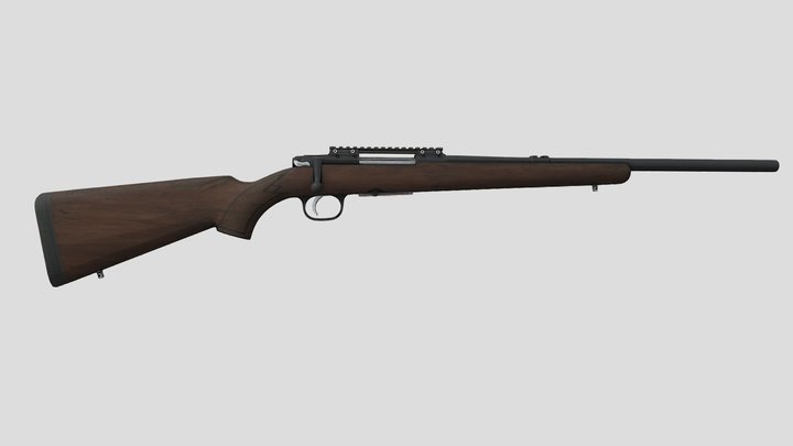 Sniper Rifle | Remington 700 | High Poly | PBR 3D Model